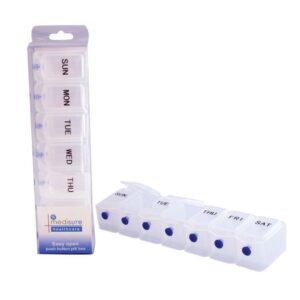 MEDISURE - PILL ORG PUSH BUTTON - LARGE