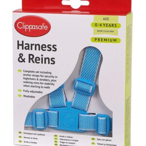 CLIPPASAFE - EASH WASH HARNESS - BLUE/WHITE