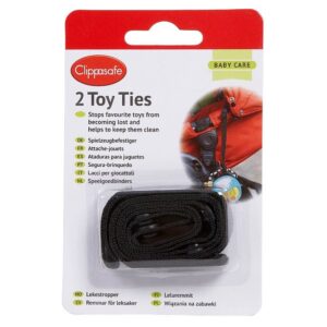 CLIPPASAFE - TOY TIES 2Pk