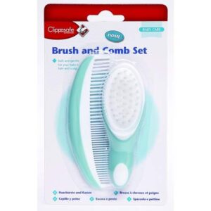 CLIPPASAFE - BABY BRUSH & COMB SET