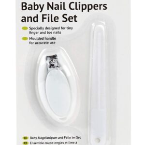 CLIPPASAFE - BABY NAIL CLIPPER & FILE SET