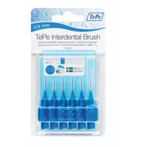 INTERDENTAL BRUSHES BLUE SIZE 3 - 0.6mm