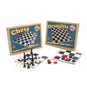CHESS & DRAUGHTS BOARD GAME