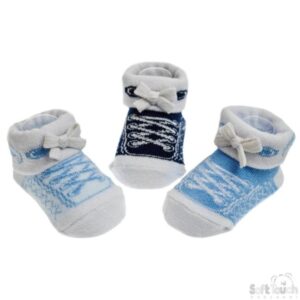 SOFT TOUCH - BABY SOCK W/SHOE PRINT
