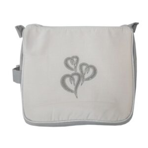 LOVE HEARTS COSMETIC BAG W/HANDLE