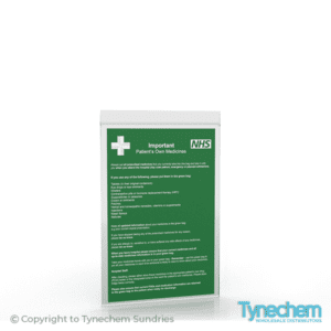 MEDICINES GRIP SEAL BAGS - MEDIUM