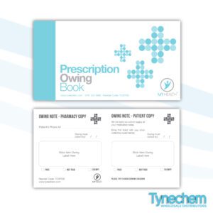 PRESCRIPTION OWING BOOKS™ 200pgs