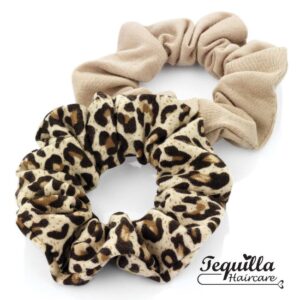 SCRUNCHIES x2 - LEOPARD PRINT