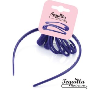 ALICEBAND/CLIP/PONIO SET - PURPLE