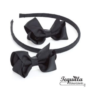 Black Alice Band & Bow Set