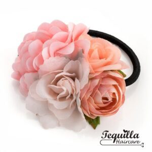 PINK & PEACH FLOWER ELASTIC