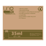 Unopac™ Amber Round PET Bottle 35ml