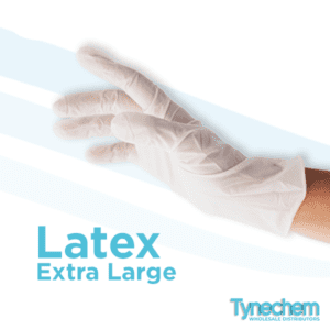 LATEX P/F GLOVES x100 - XLARGE