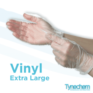 VINYL P/F GLOVES x100 - XLARGE