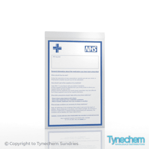 BAGS© - NHS PRESCRIPTION GRIP SEAL 8 x 11"