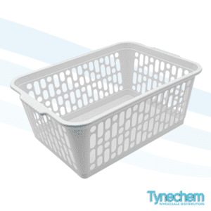 Plastic Handy Baskets - Large - White