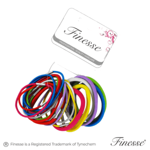 FINESSE > COLOURED ELASTICS ASSORTED