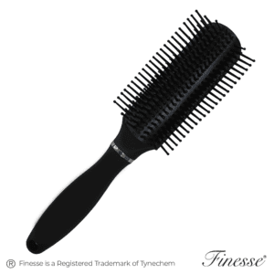 FINESSE > BLACK RUBBER PAD HAIRBRUSH