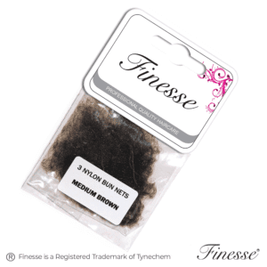 FINESSE > BUN NETS - MEDIUM BROWN x3