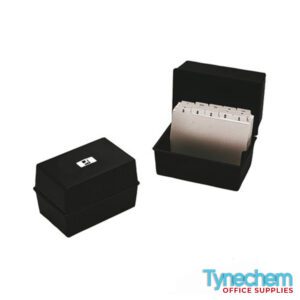 CARD INDEX BOX 8X5 BLK
