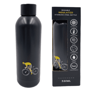 BLACK STAINLESS STEEL H&C THERMAL DRINK BOTTLE