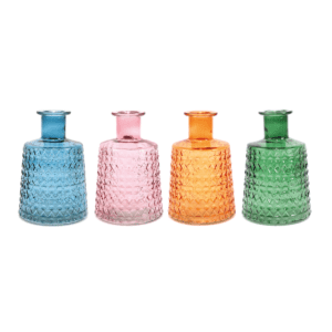 EMBOSSED JEWEL VASE - BIRDS OF PARADISE