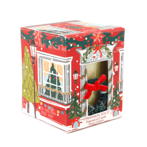 CANDLE IN BOX - XMAS WREATH