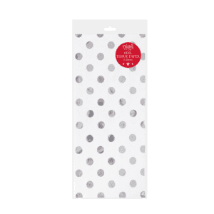SPOT TISSUE PAPER - SILVER