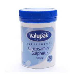 VALUPAK > GLUCOSAMINE SULPHATE CAPSULES 500MG