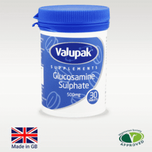 VALUPAK > GLUCOSAMINE SULPHATE TABLETS 500MG