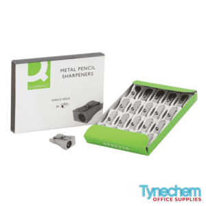 Q-CONNECT METAL PENCIL SHARPENER - 20 PACK