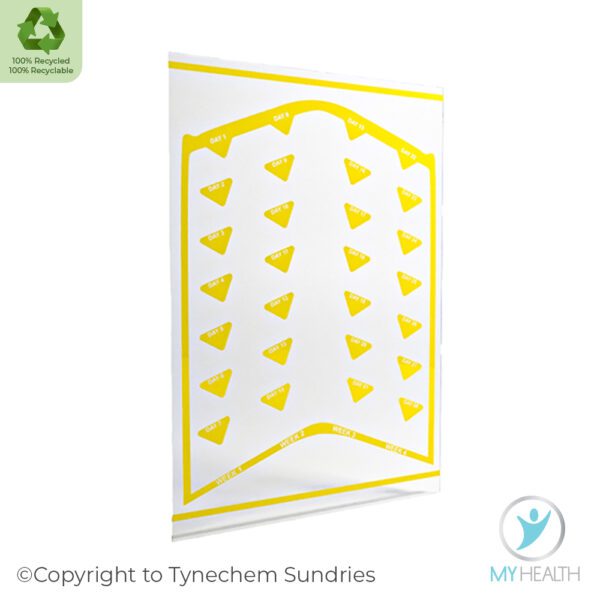 Monthly Care Home Pack™ Seals (Yellow)
