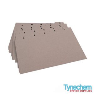 Guide Index Card 203x127mm A-Z PK25