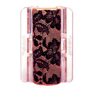 LINZI-CLIP - PEARLISED LACE MAXI PINK/GREY