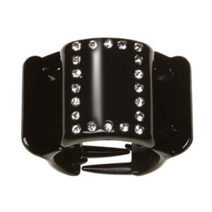 LINZI-CLIP - BLACK DIAMANTE MIDI