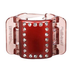 LINZI-CLIP - RED DIAMANTE MIDI