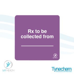 LABELS™ - RX TO BE COLLECTED FROM 38x38mm