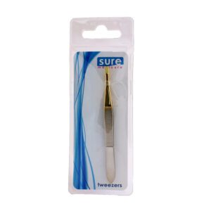SURE MANICURE - TWEEZERS GOLD TIPPED