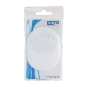 SURE MANICURE - COMPACT PUFF - WHITE
