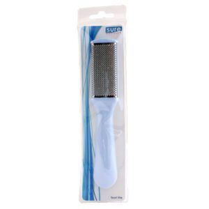 SURE MANICURE - FOOT FILE STAINLESS/EMERY 2 SIDED