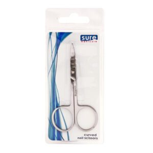 SURE MANICURE - NAIL SCISSORS CURVED 9cm