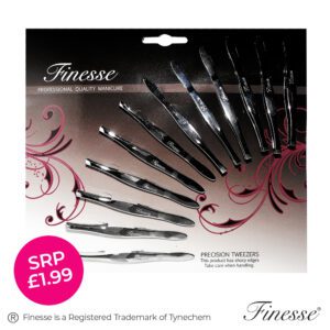 FINESSE > PRECISION TWEEZERS SILVER