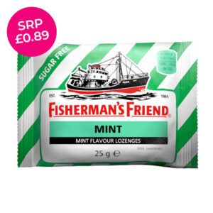 FISHERMANS FRIEND - LOZENGES 25gm MINT S/F