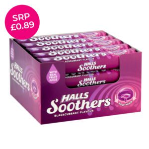 HALLS - SOOTHERS BLACKCURRANT 45gm