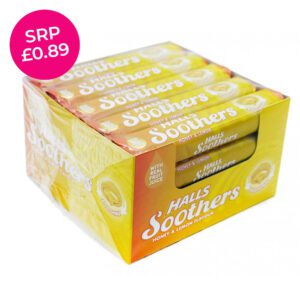 HALLS - SOOTHERS HONEY & LEMON 45gm