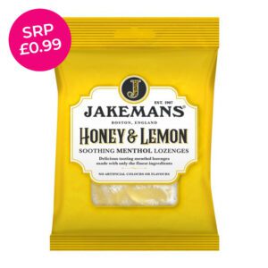JAKEMANS - LOZENGES HONEY + LEMON 73gm
