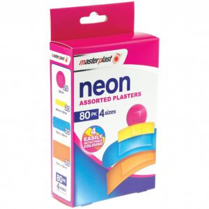 MASTERPLAST - NEON PLASTERS 80pk