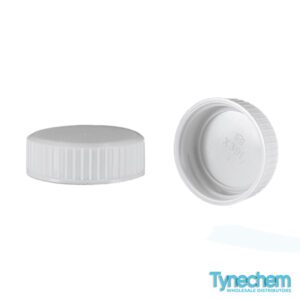 33mm R3 WHITE POLYP WADLESS SCREW CAPS