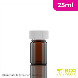EcoPack® PET Pre-Capped 25ml Tablet Bottles