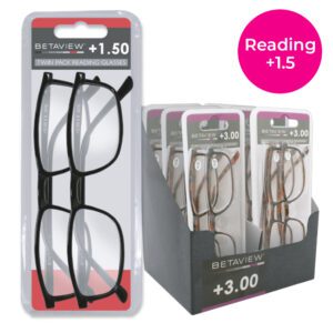 BETA-VIEW - Twin Reading Glasses 1.5